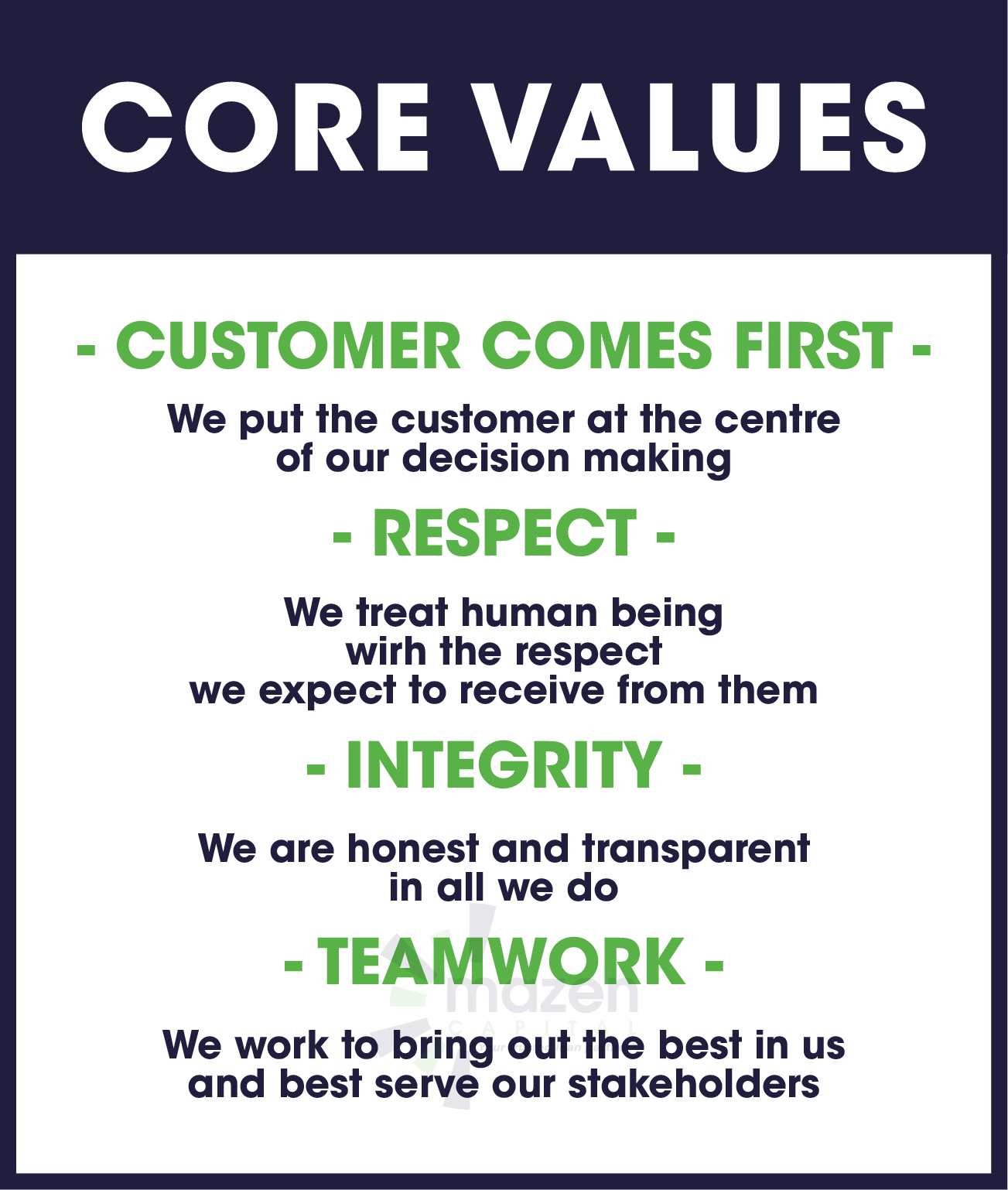VValues